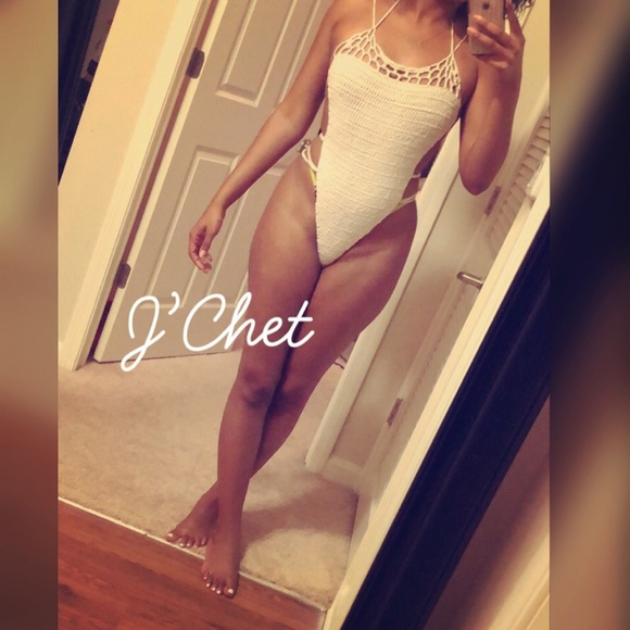 Handmade crochet 1 piece swimsuit